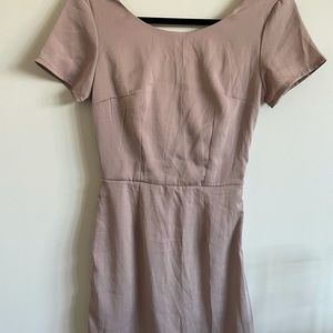 Tobi backless satin-like dress